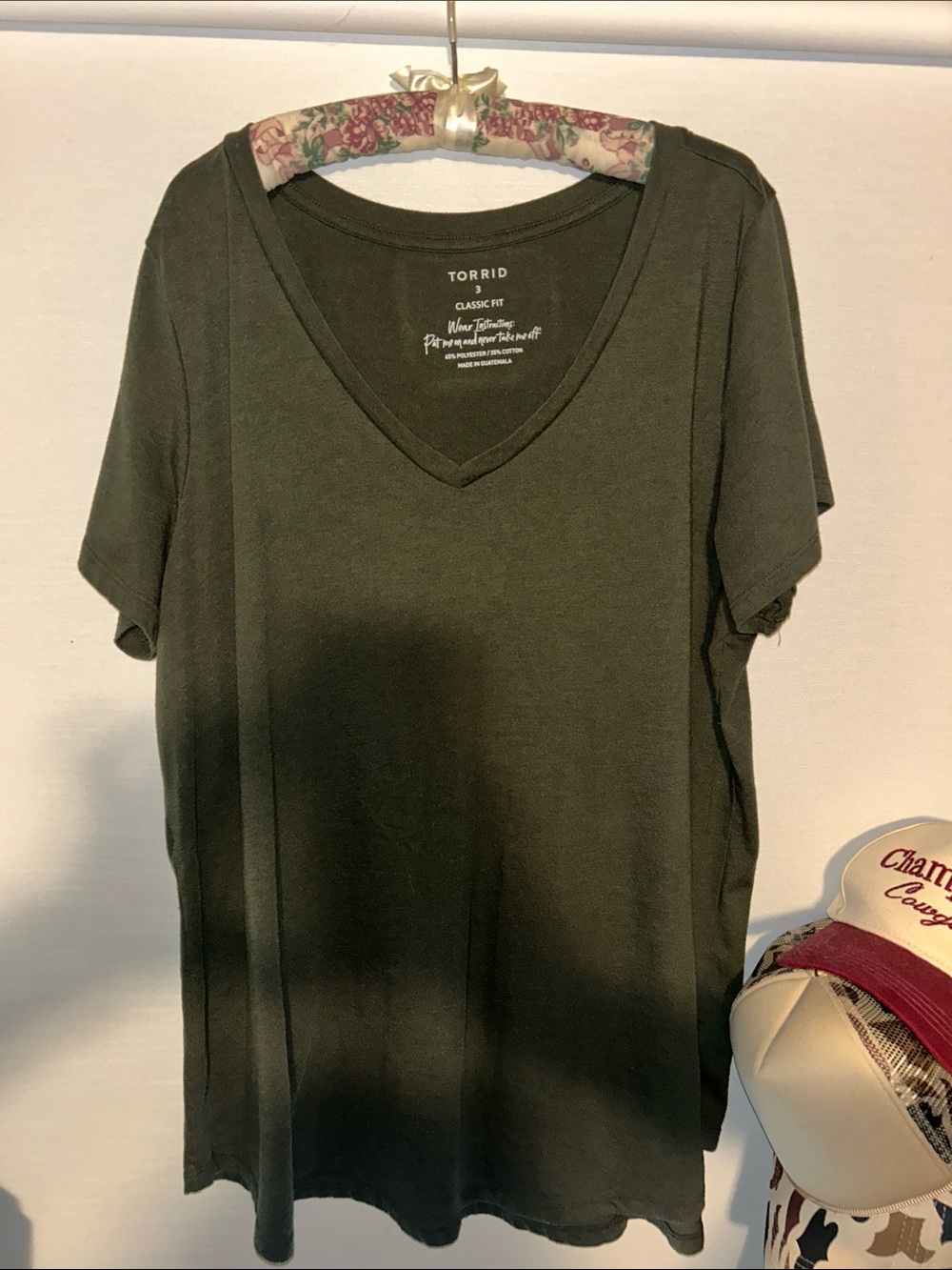 Green Torrid V-Neck